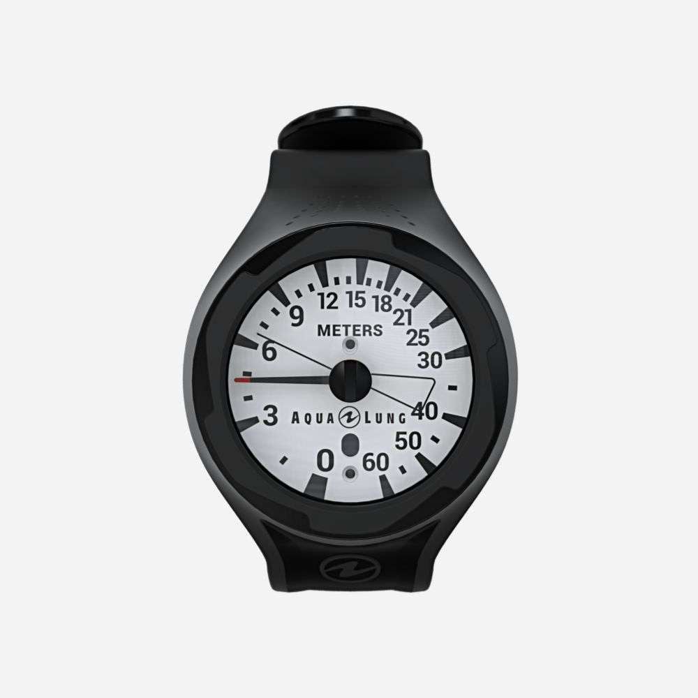 Aqualung Depth Gauge Wrist 200' Black/Black-