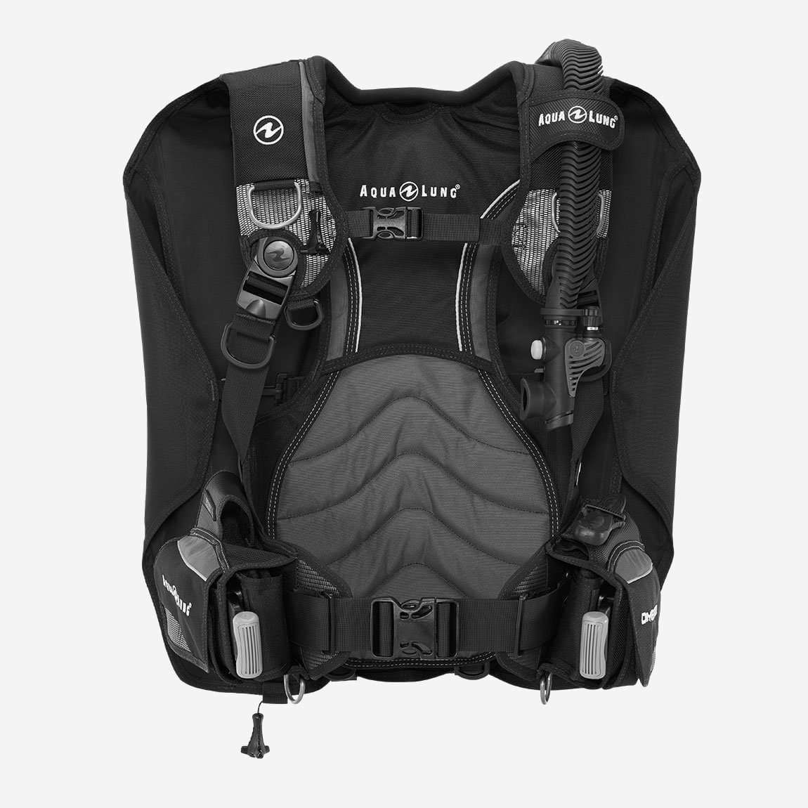 Aqualung Dimension BCD Black/Charcoal-Black/Grey-S-