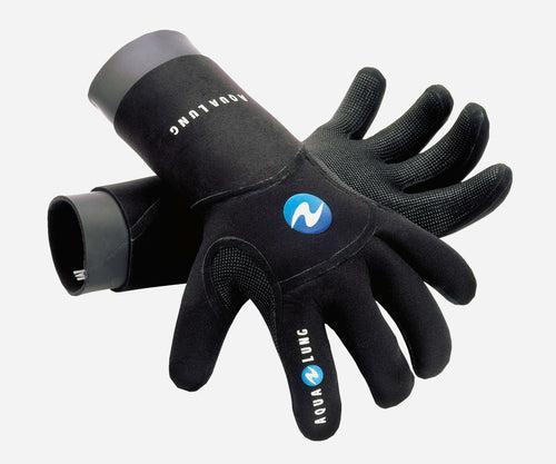 Aqualung Dry Comfort Dive Gloves 4mm Black-Black/Black-S-