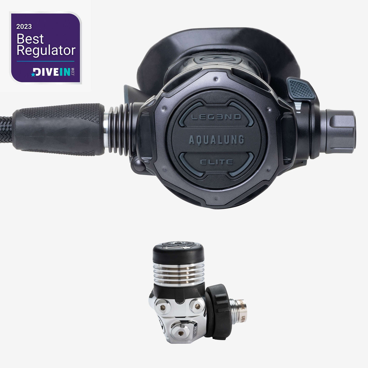 Aqualung LEG3ND Elite Black Edition Dive Regulator-DIN-