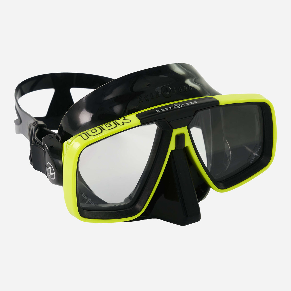 Aqualung Look Scuba Diving Mask-Black/Yellow-