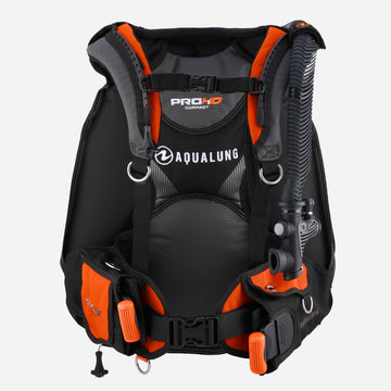 Aqualung Pro HD Compact BCD Black/Orange-Black/Orange-2XS/XS-