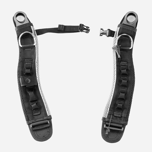 Aqualung ROGUE BCD Shoulder Assembly-Black/Grey-S-