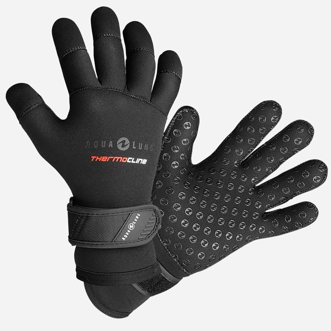 Aqualung Thermocline Dive Gloves 5mm-Black/Black-S-