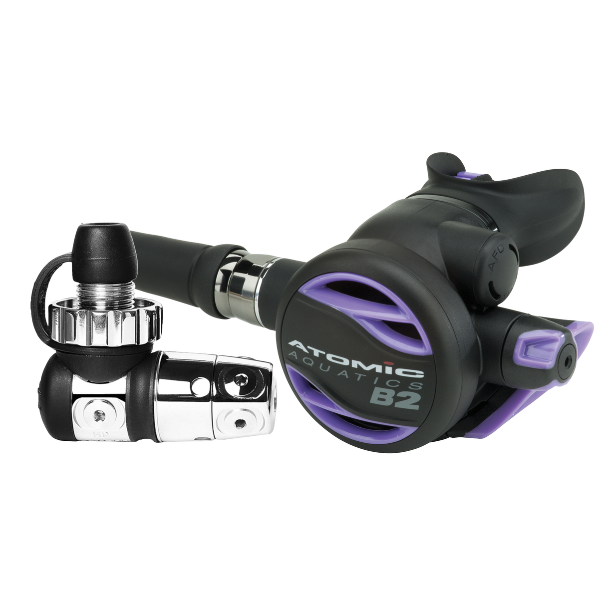 Atomic Aquatics B2 Regulator Set with Color Kit Included-Din Sealed-Purple-