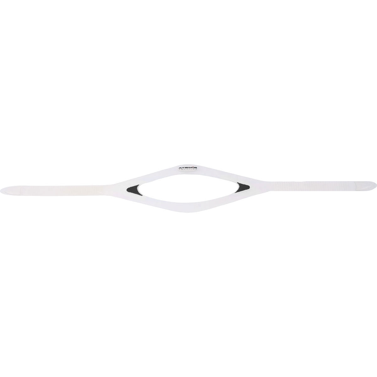 Atomic Aquatics Mask Strap-Clear/Black-