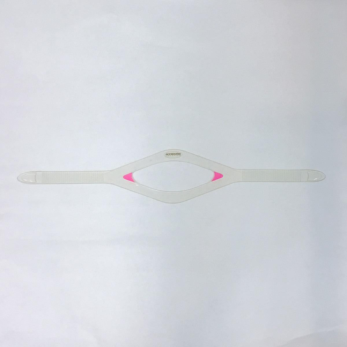Atomic Aquatics Mask Strap-Clear/Pink-