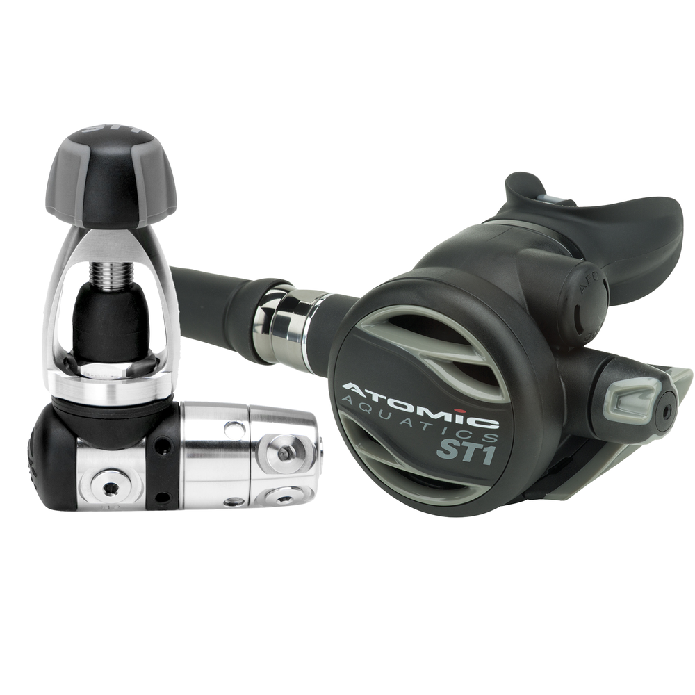 Atomic Aquatics ST1 Regulator Yoke Sealed Set w/ ST1 Color Kit Included-Yoke Sealed-Gray-