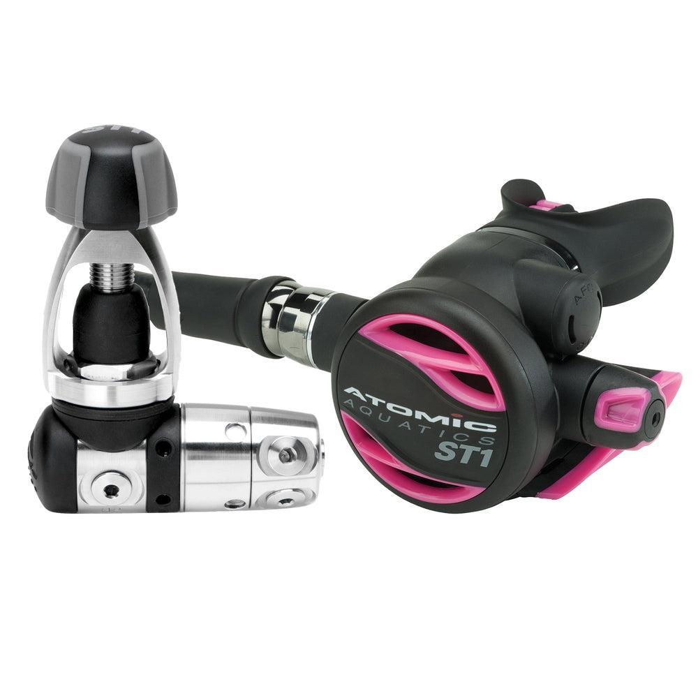Atomic Aquatics ST1 Regulator Yoke Sealed Set w/ ST1 Color Kit Included-Yoke Sealed-Pink-
