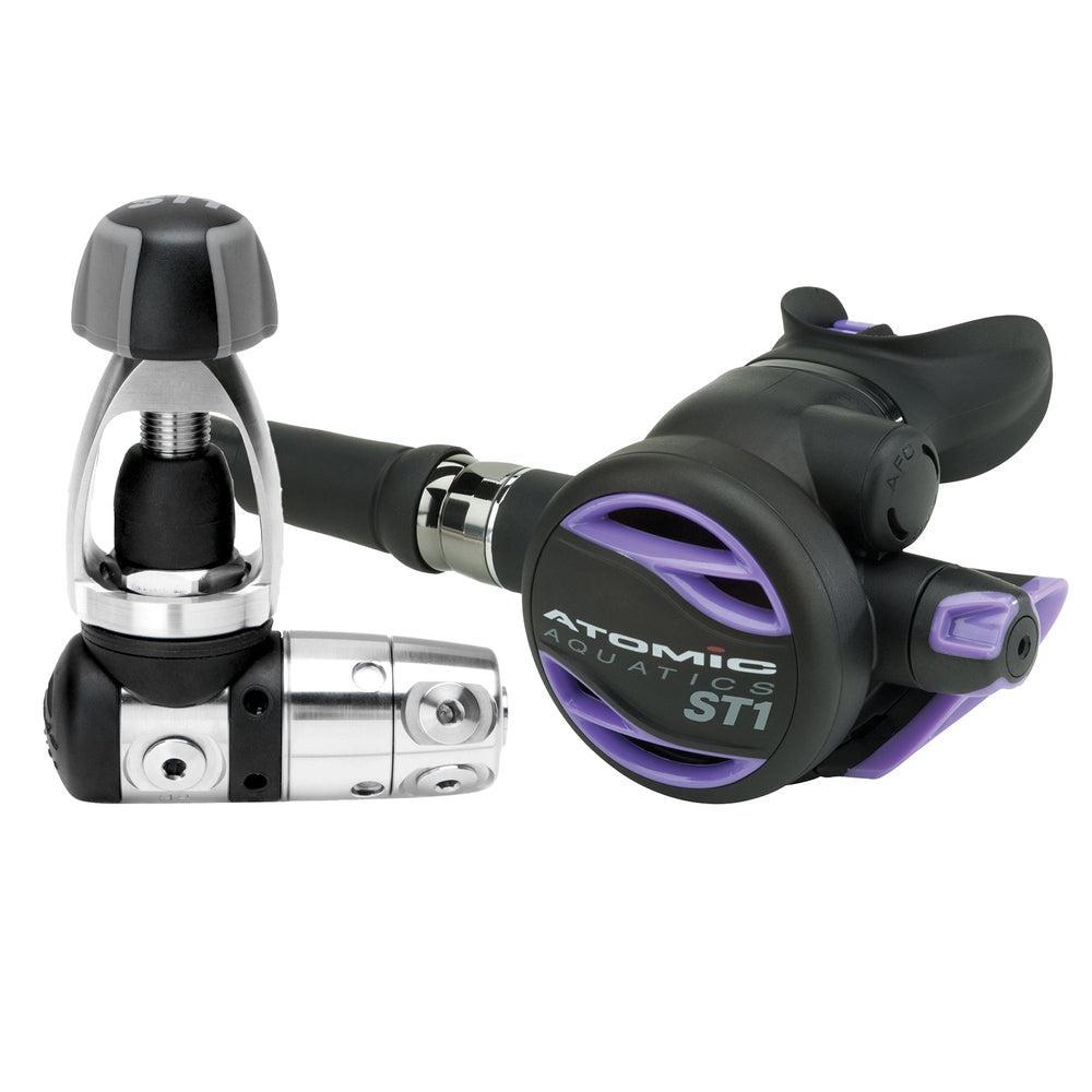 Atomic Aquatics ST1 Regulator Yoke Sealed Set w/ ST1 Color Kit Included-Yoke Sealed-Purple-