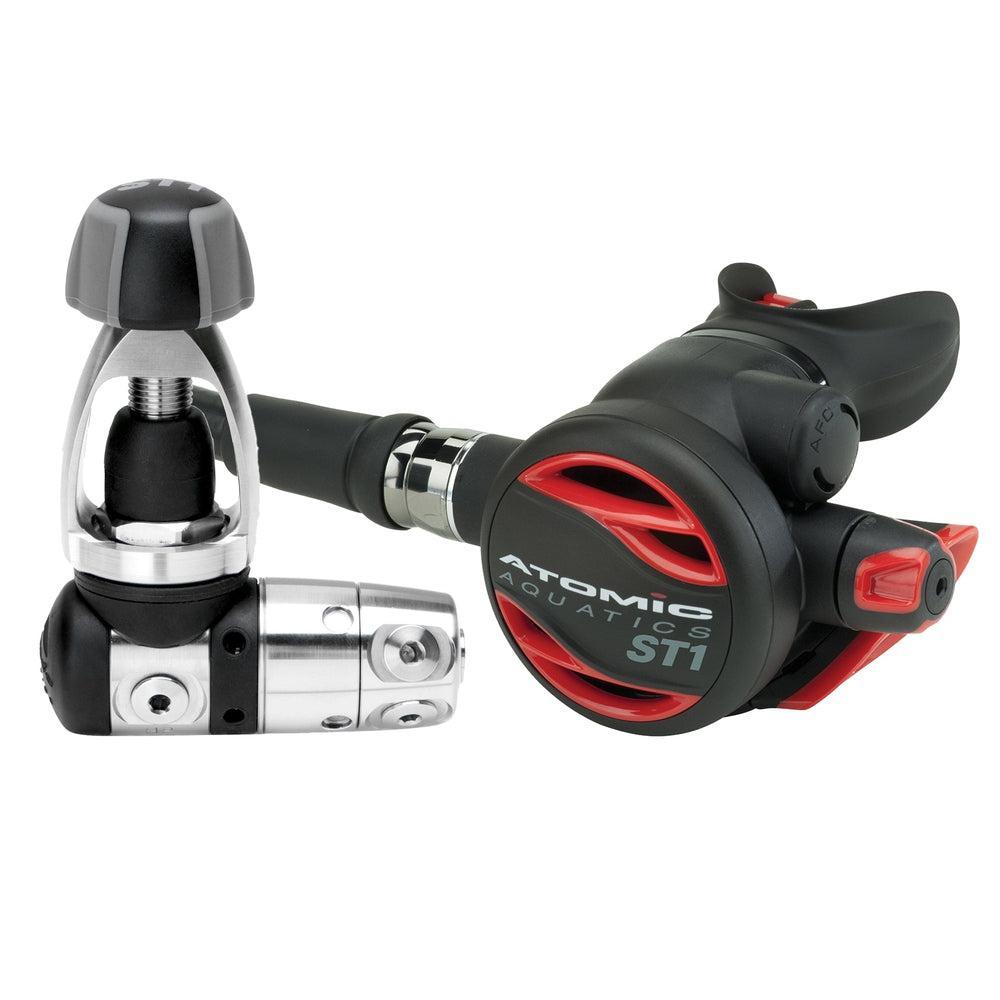 Atomic Aquatics ST1 Regulator Yoke Sealed Set w/ ST1 Color Kit Included-Yoke Sealed-Red-