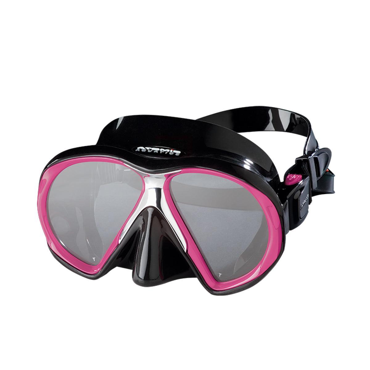 Atomic Aquatics SubFrame Mask, Medium Fit-Black/Fuchsia-
