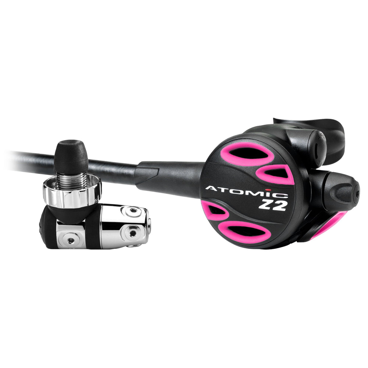 Atomic Aquatics Z2 Regulator Yoke Set with Z2 Color Kit Included-DIN-Pink-