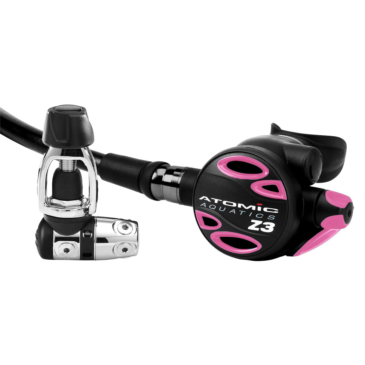 Atomic Aquatics Z3 Regulator Yoke Set with Z3 Color Kit Included-Yoke-Pink-