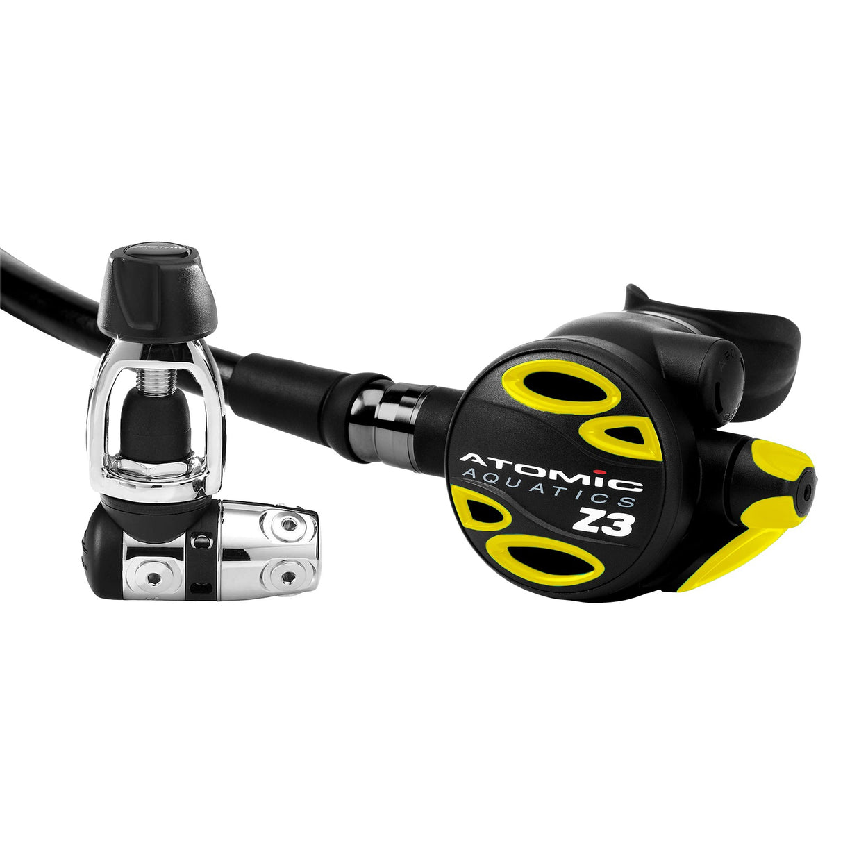 Atomic Aquatics Z3 Regulator Yoke Set with Z3 Color Kit Included-Yoke Sealed-Yellow-
