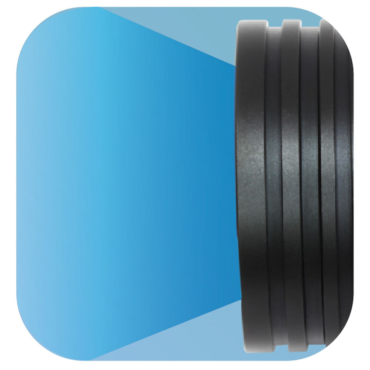 BigBlue 2900 Lumen Extra-Wide Video Light w/ Blue Color Mode - Black/Blue-