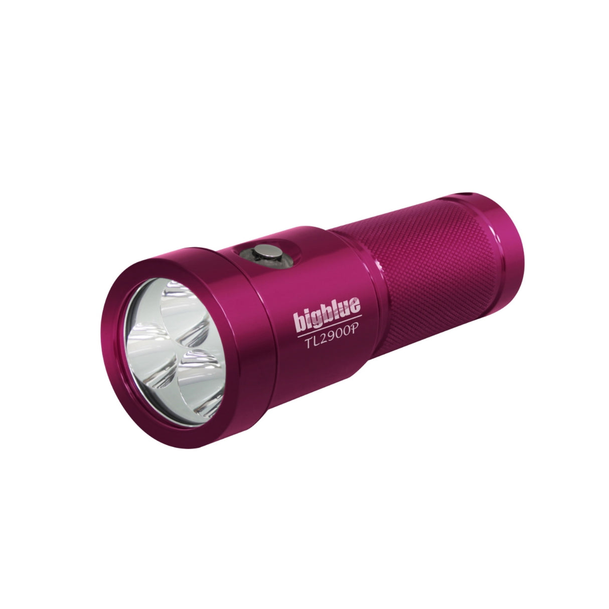 BigBlue 2900 Lumen Narrow Beam Technical Light - Glossy Black-Glossy Pink-