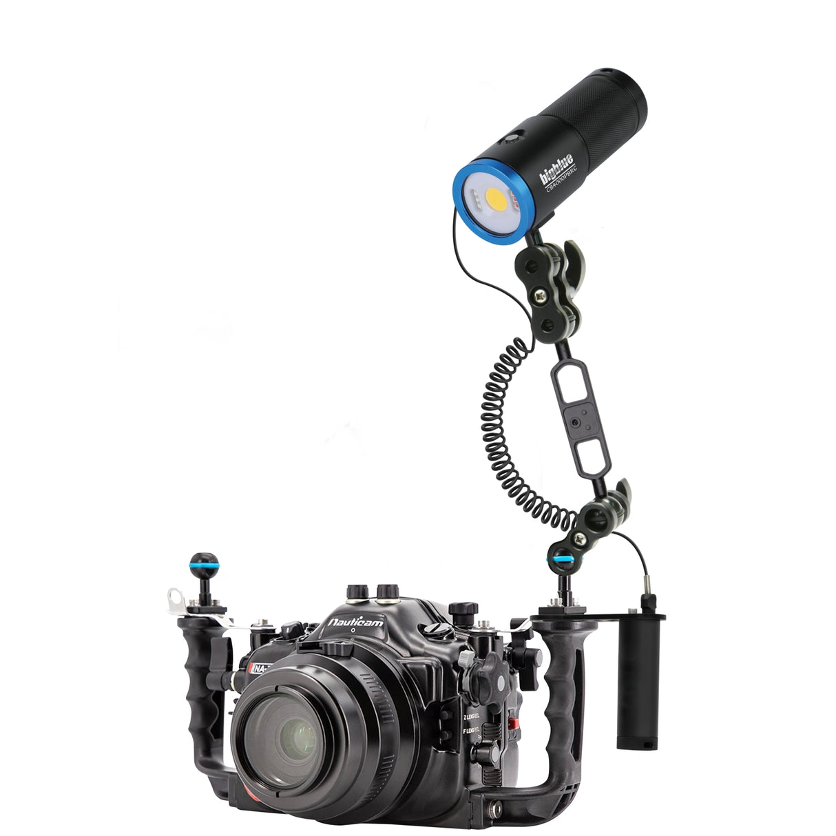 BigBlue 4,000 Lumen Video Light RC-Ready, Warm White w/ Red and Blue Modes-
