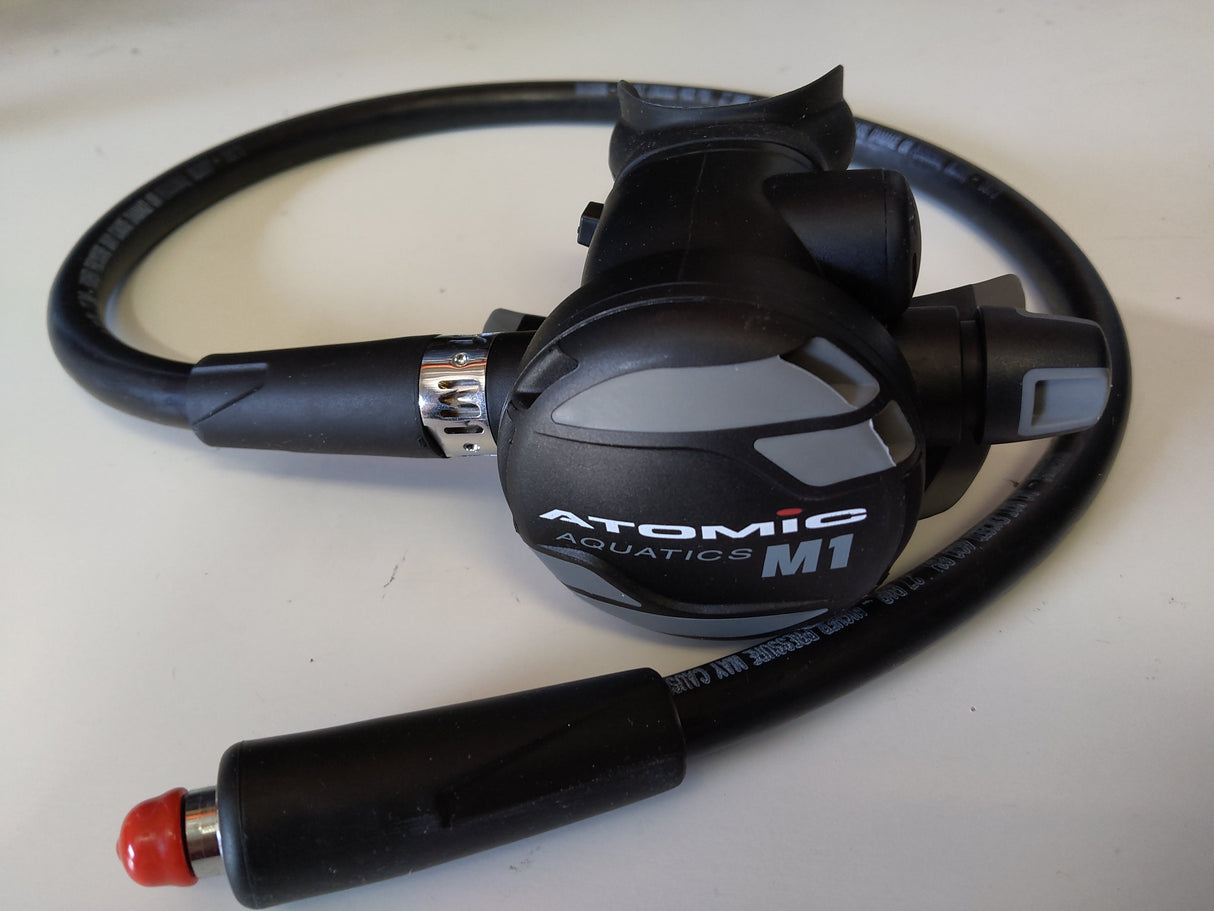 Open Box Atomic Aquatics M1 2nd Stage only, 32" hose, Gray