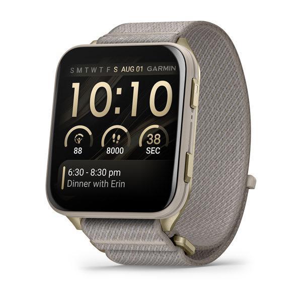 Garmin Venu X1 fitness smartwatch, Soft Gold / French Gray 1