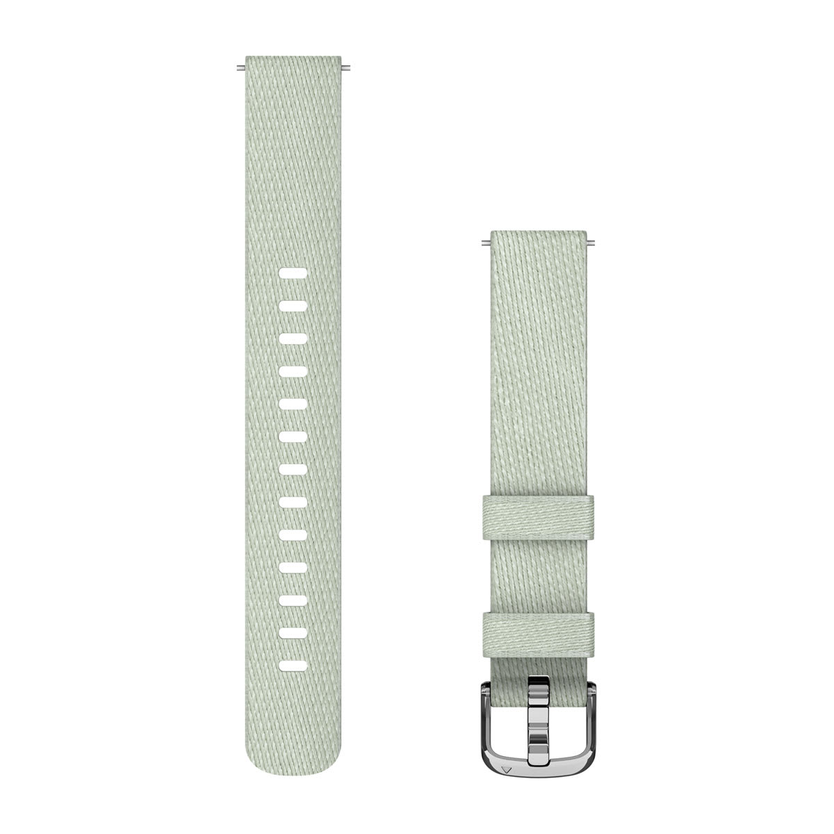 Garmin Lily 2 Bands (14 mm) - Sage Gray Nylon with Silver Hardware