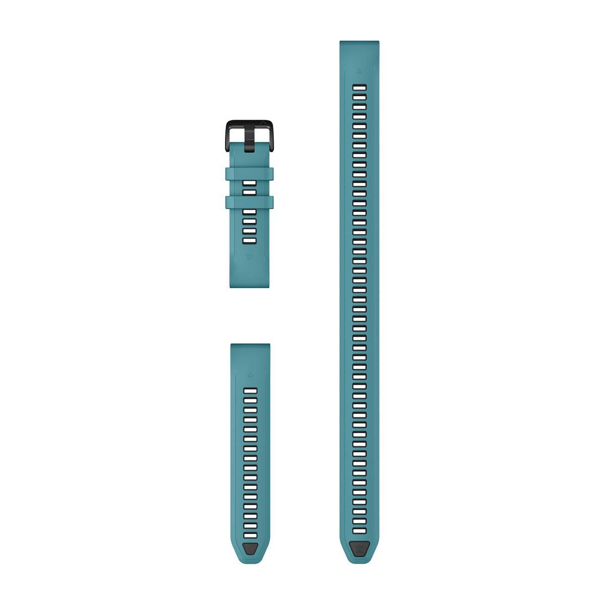 Garmin QuickFit 20 Watch Bands - Silicone / Turquoise (3-piece Dive Set)