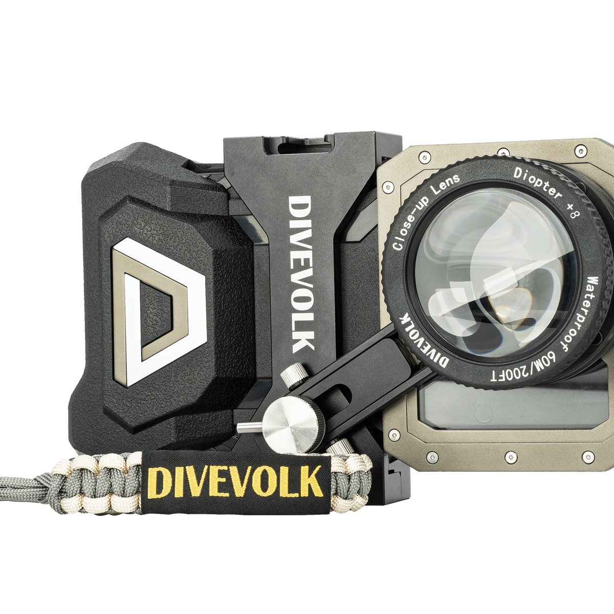 DiveVolk SeaTouch 4 Max Underwater Housing Close Shot Kit