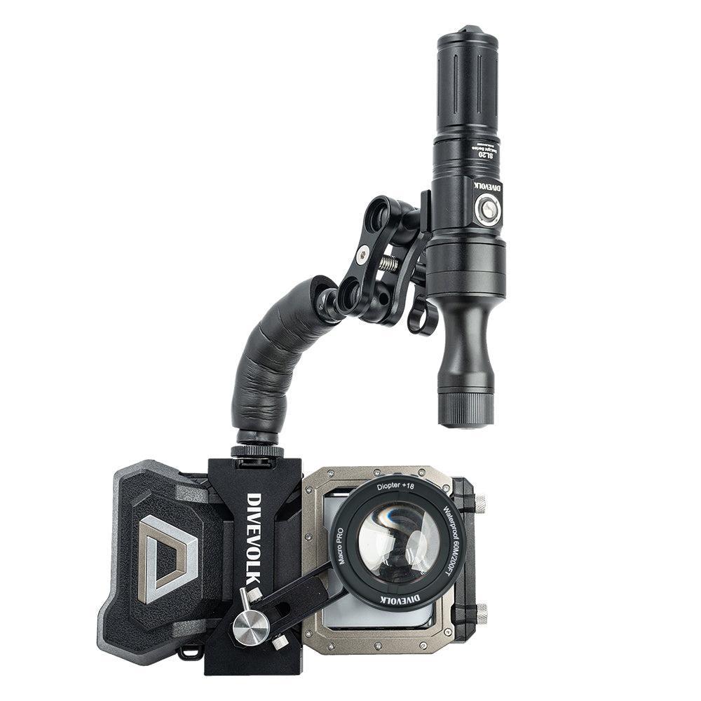 DiveVolk SeaTouch 4 Max Underwater Housing Macro Snoot Kit-
