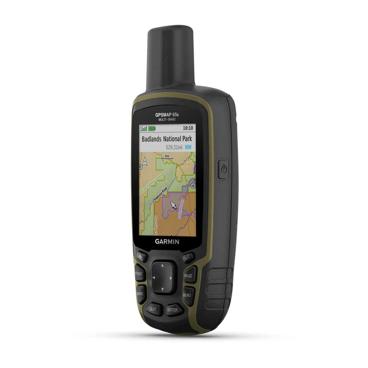 Garmin GPSMAP 65s, Multi-Band/Multi-GNSS Handheld with Sensors-