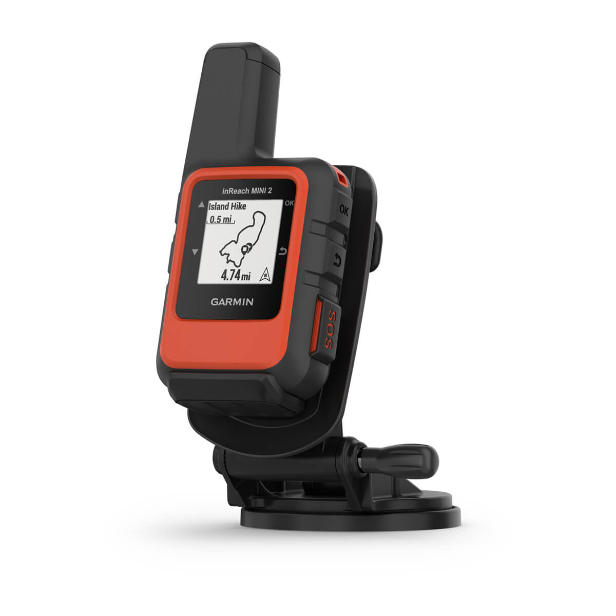 Garmin inReach Mini 2 Satellite Communicator Marine Bundle Flame Red-