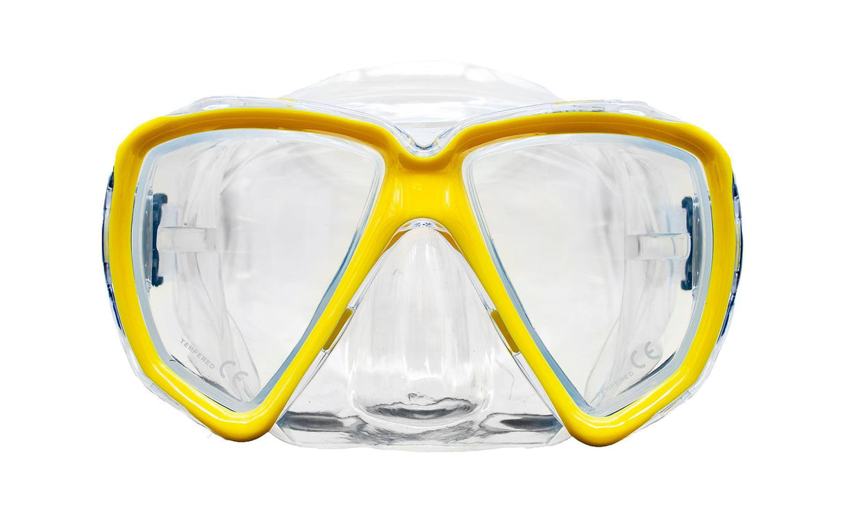 Genesis Glance Dive Mask without Purge-Lemon Yellow-