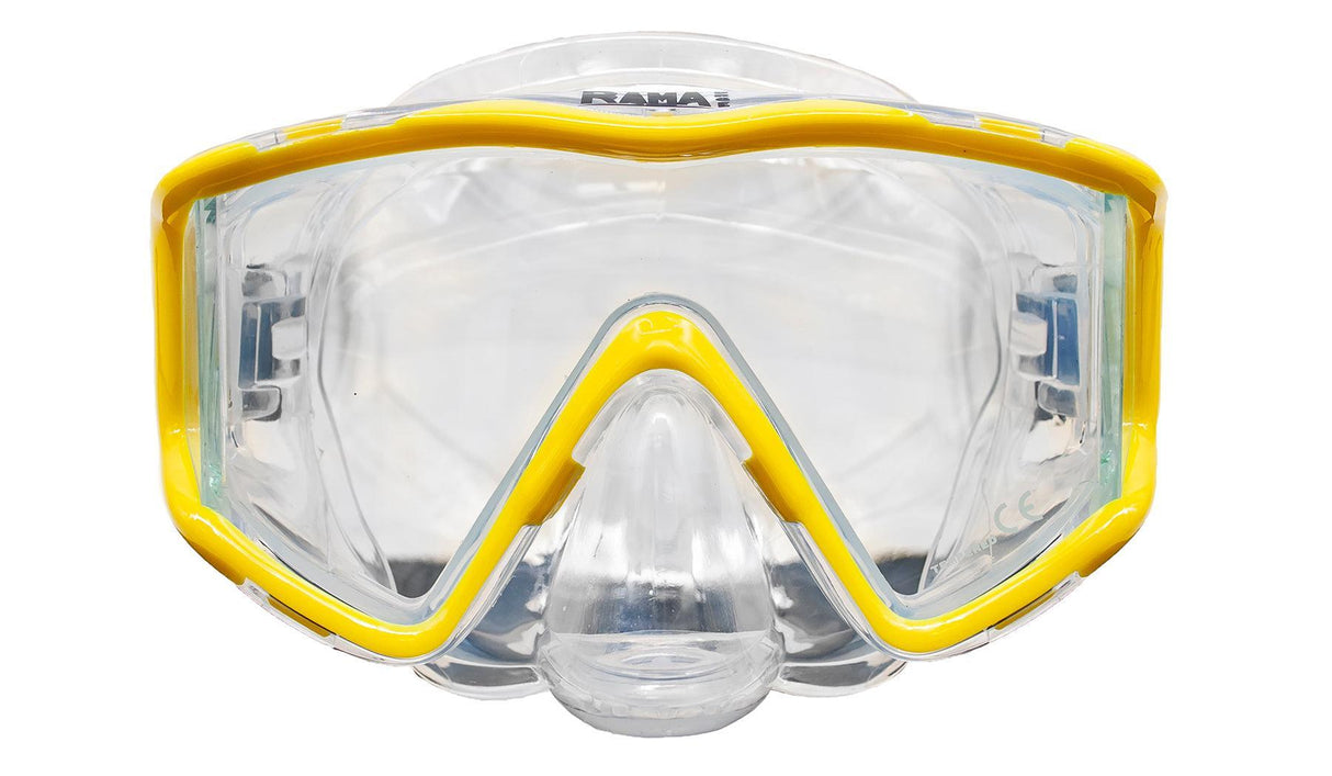 Genesis Rama Mask with Purge Valve-Lemon Yellow-