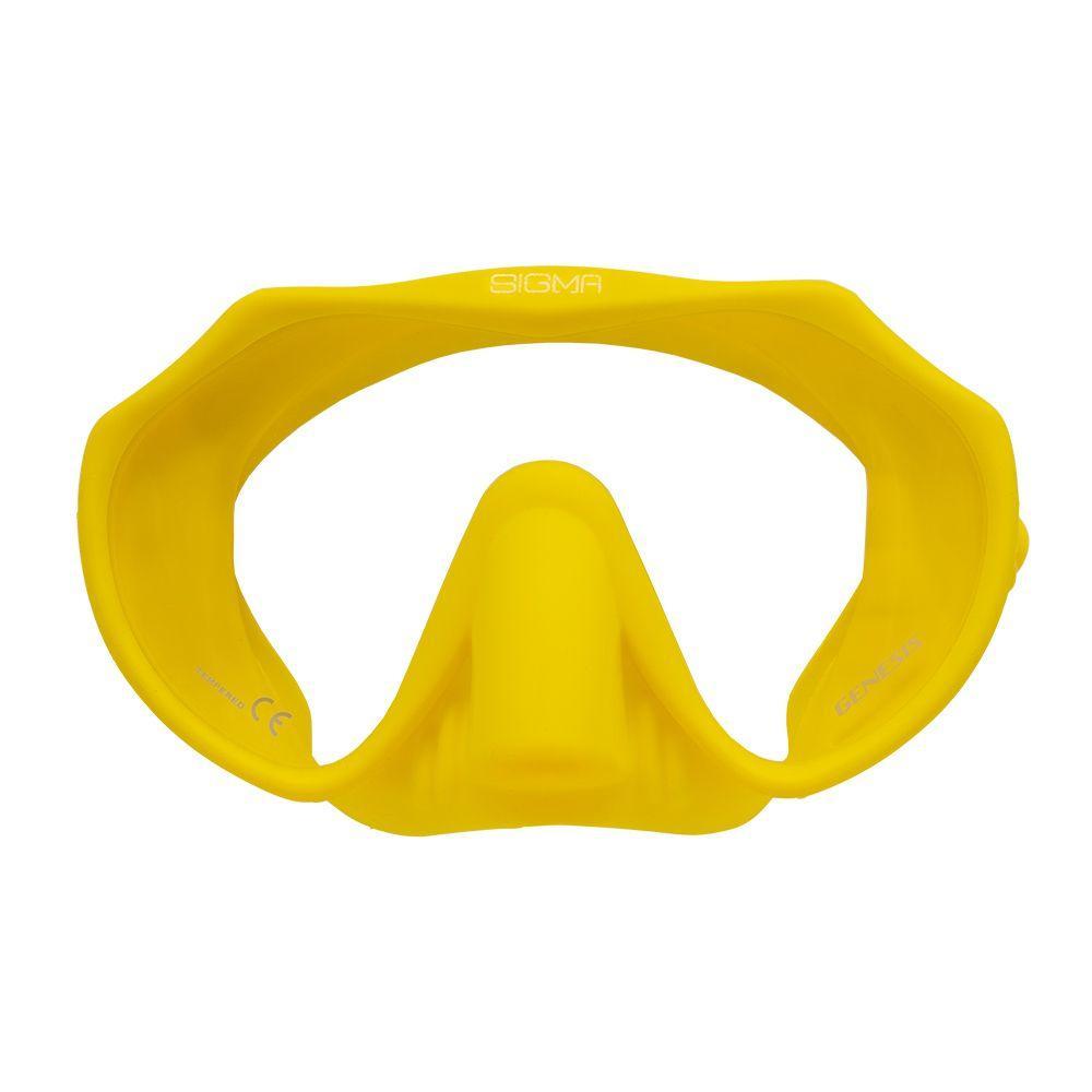 Genesis Sigma Diving Mask-Lemon Yellow-