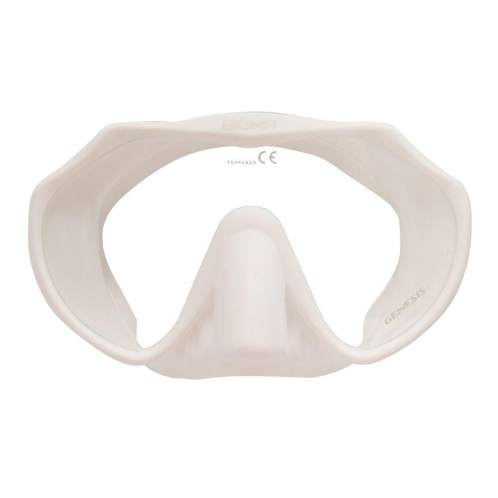 Genesis Sigma Diving Mask-White-