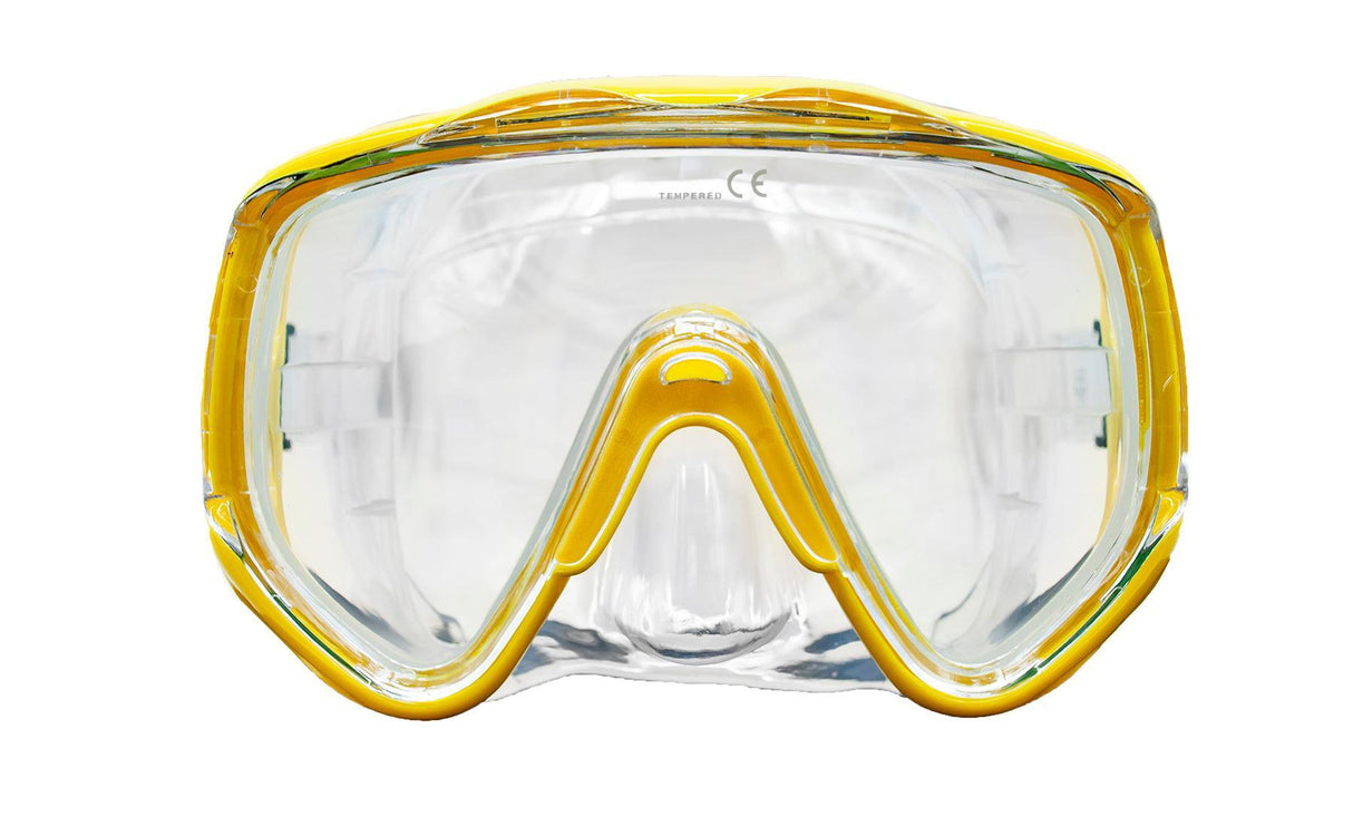 Genesis Tatura Dive Mask-Lemon Yellow-