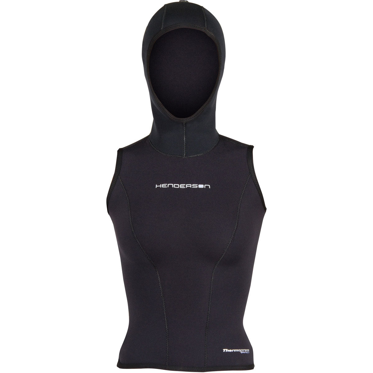 Henderson 5/3mm Thermo Pro Hooded Vest Womens-Black-6-