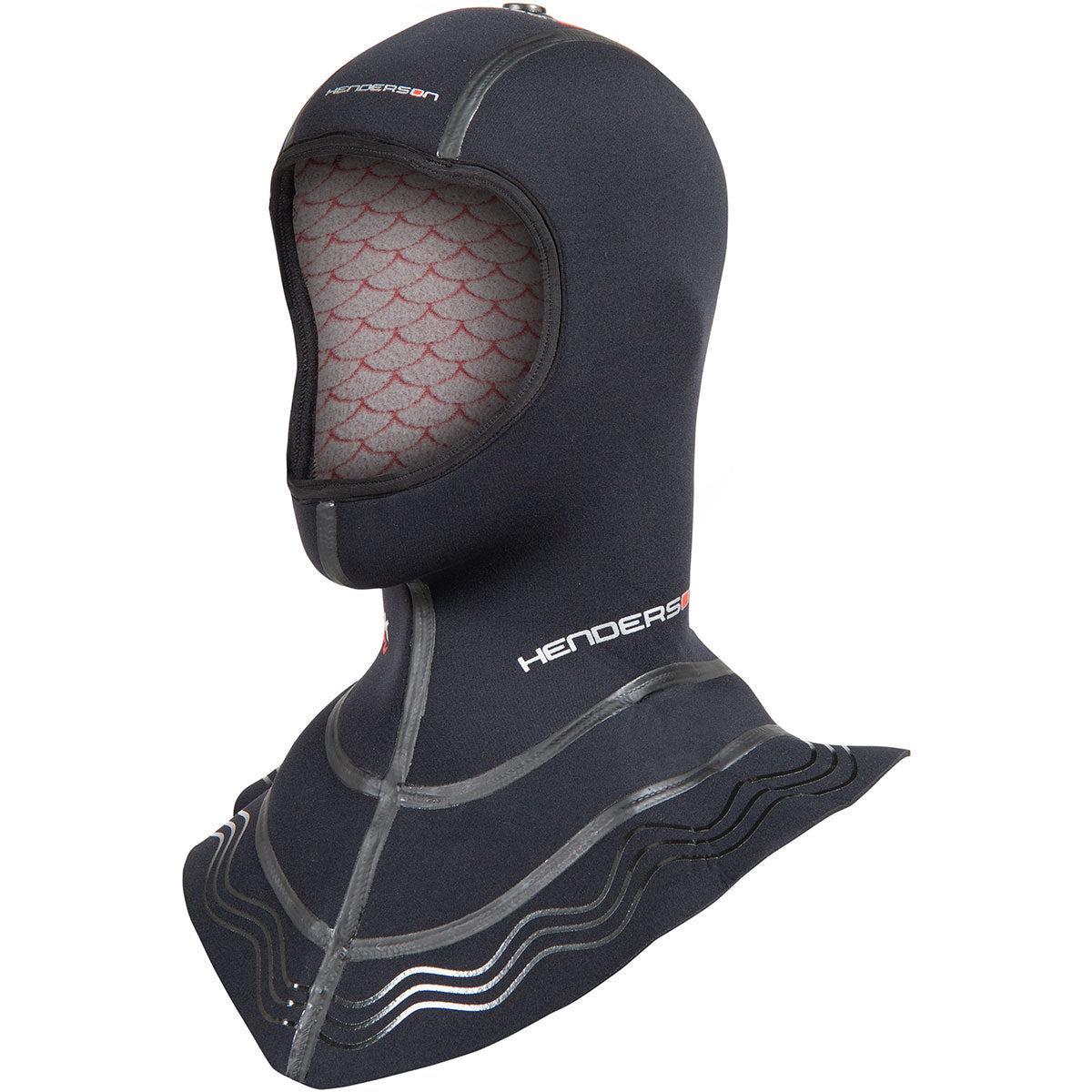 Henderson 7/5mm Aqualock Quikdry Bibhood-Black-L-