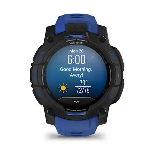 Garmin Instinct 3 - 45mm AMOLED Rugged GPS Smartwatch with Flashlight