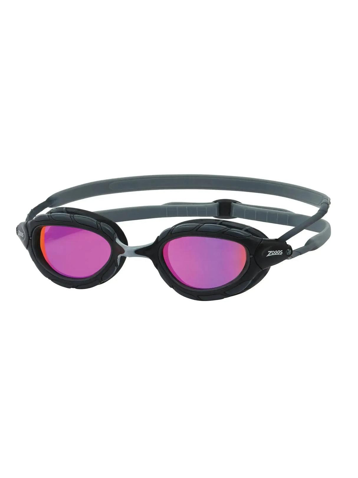Zoggs Predator Titanium Racing Swim Goggles with Mirror Lenses