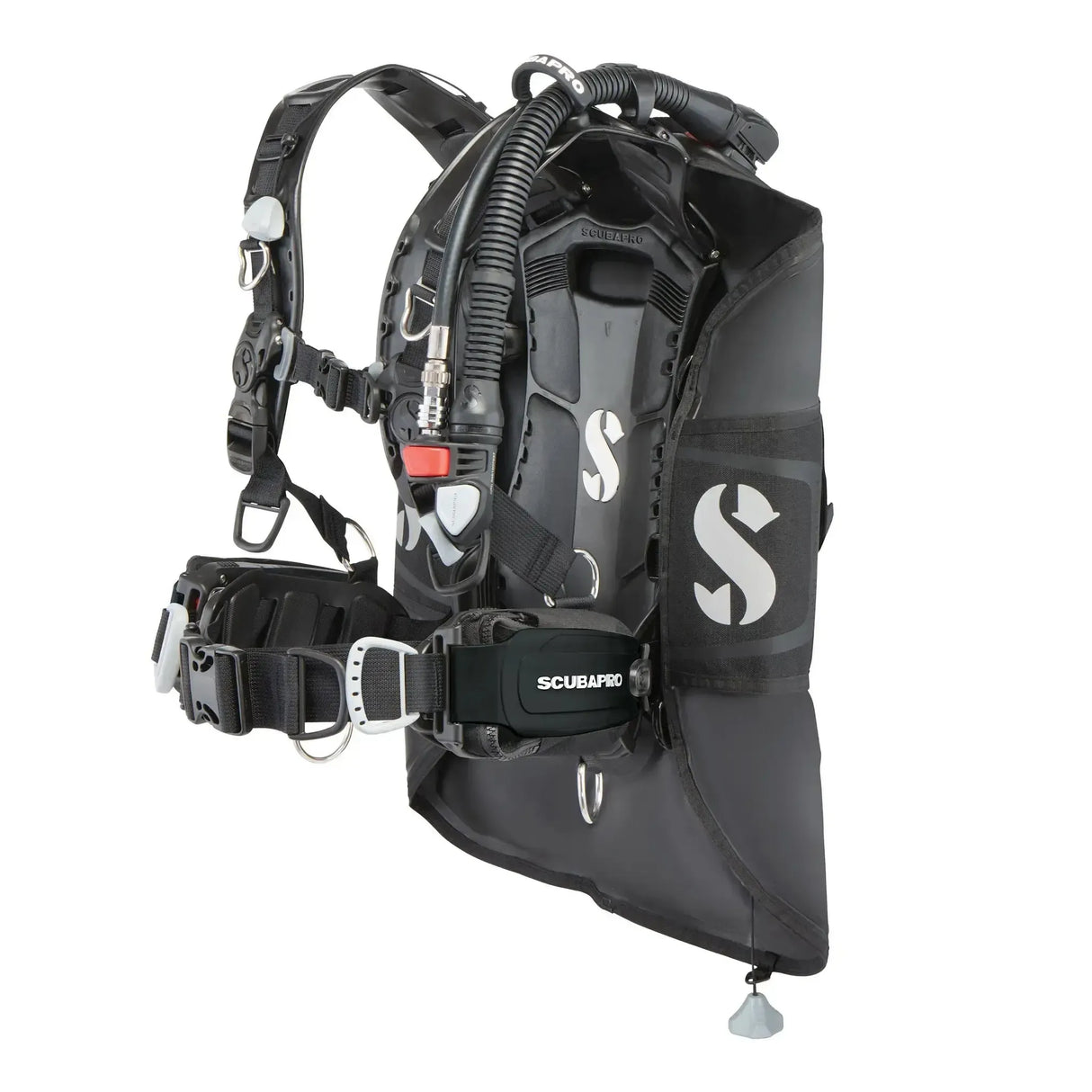 ScubaPro Hydros Pro 2 with Standard Monorail Weight (Up to 10 lbs) Pocket Set