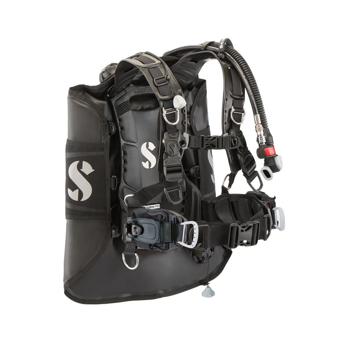 ScubaPro Hydros Pro 2 with Mini Monorail Weight (Up to 5 lbs) Pocket Set