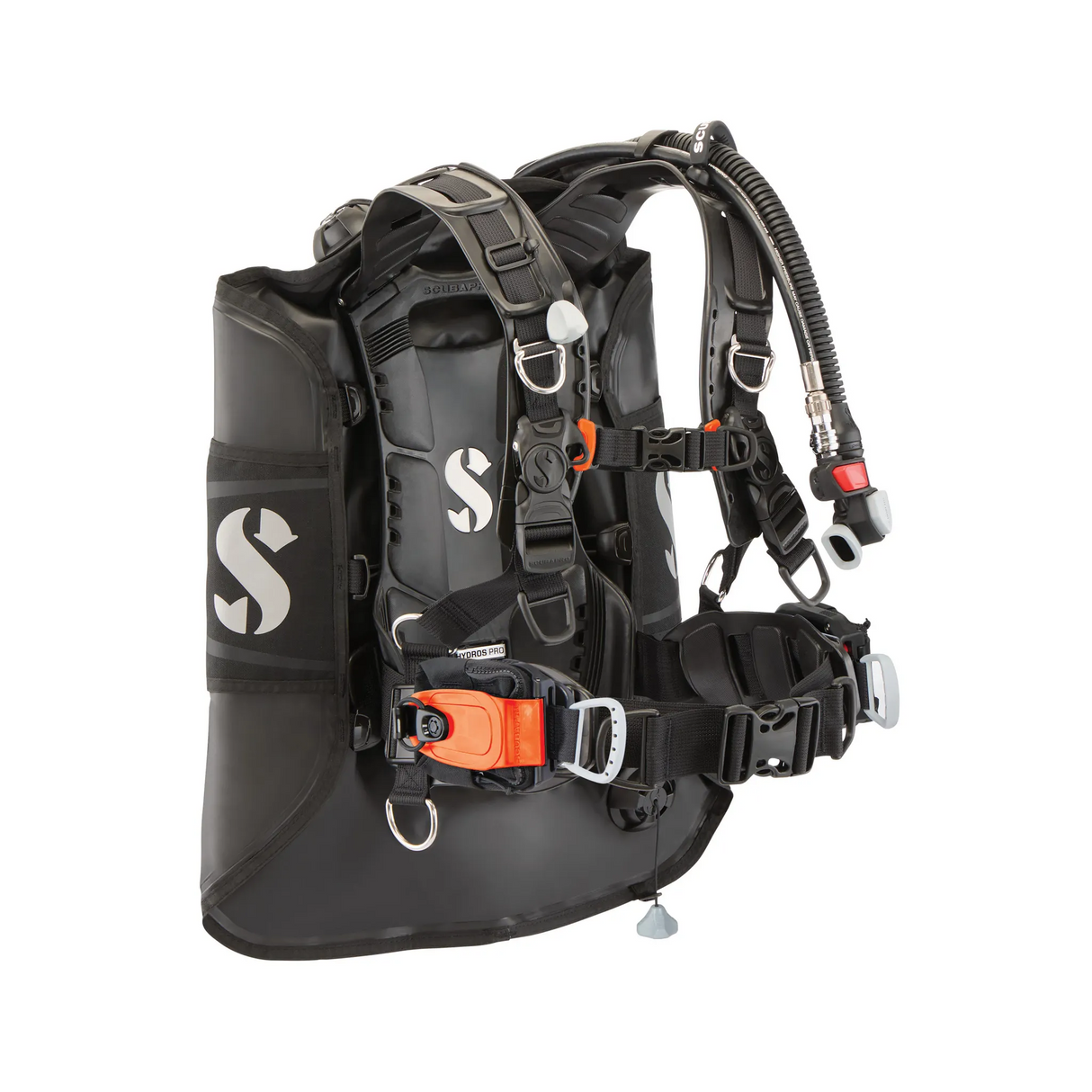 ScubaPro Hydros Pro 2 with Mini Monorail Weight (Up to 5 lbs) Pocket Set
