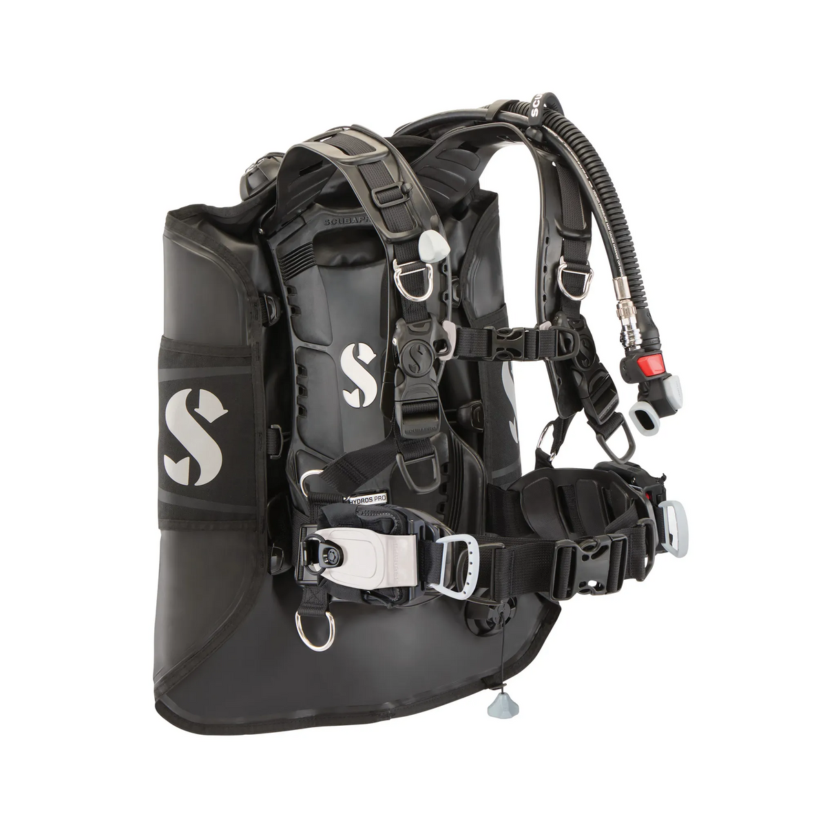 ScubaPro Hydros Pro 2 with Mini Monorail Weight (Up to 5 lbs) Pocket Set