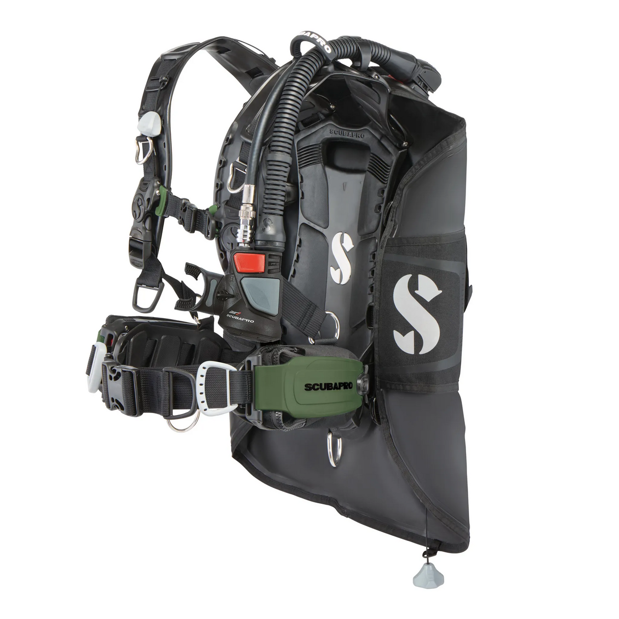 ScubaPro Hydros Pro 2 Air2 with Standard Monorail Weight Pocket Set