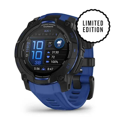 Garmin Instinct 3 - 45mm AMOLED Rugged GPS Smartwatch with Flashlight