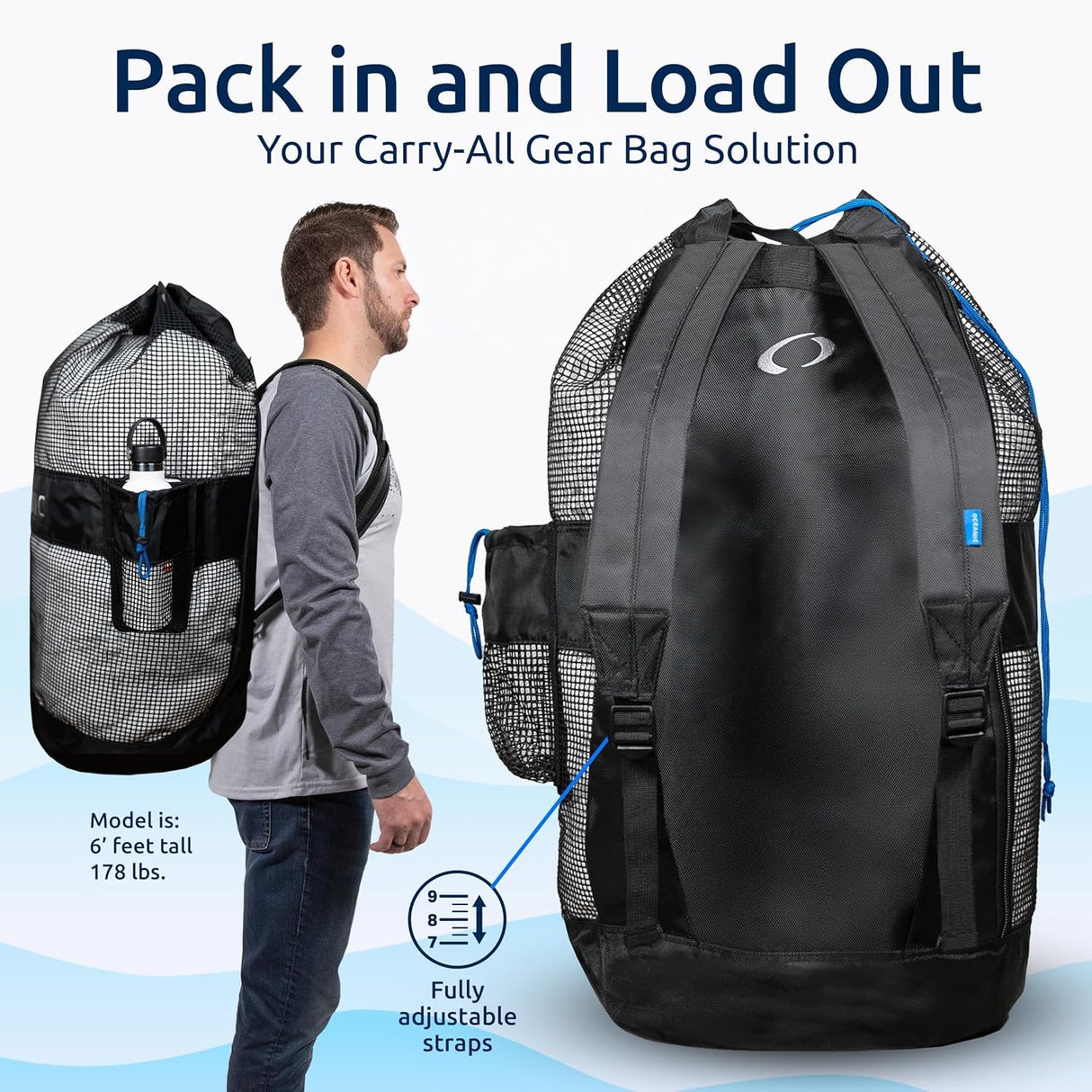 Oceanic Shadow Dive Mask + Oceanic Ultra Dry 2 + Oceanic Accel Fins + Oceanic Mesh Dive Backpack