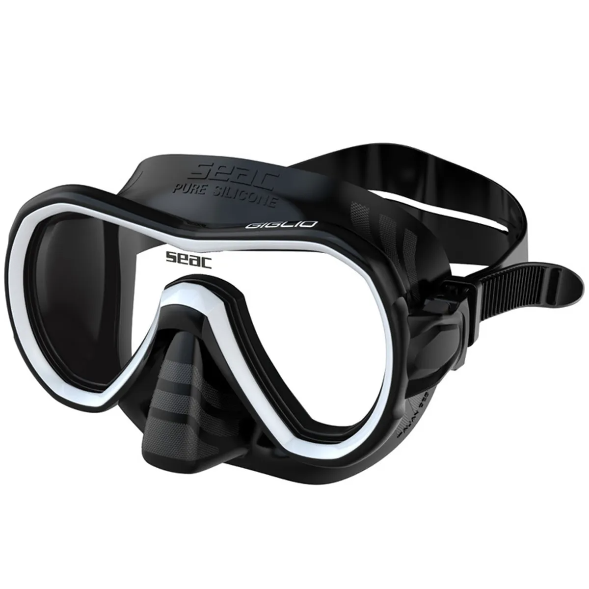 Seac Giglio Mask with Flash Snorkel & Speed Snorkeling Fins Set
