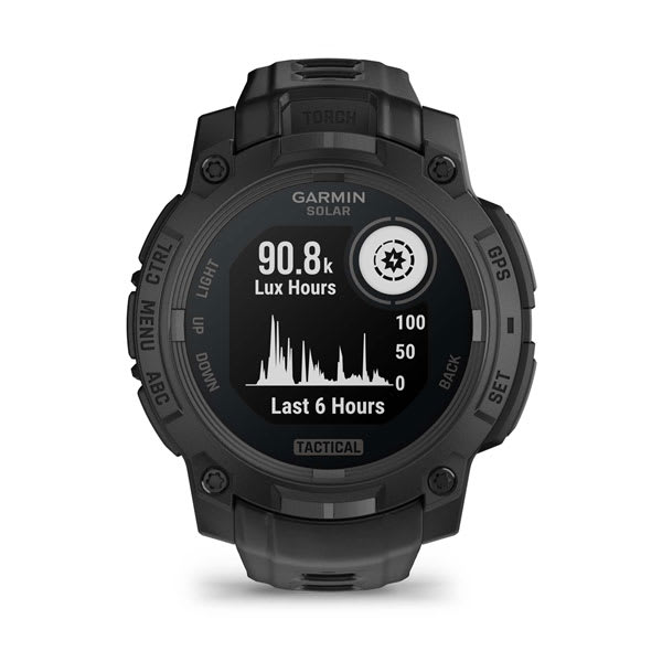 Garmin Instinct 3 45 mm Solar, Tactical rugged GPS smartwatch, Black 3
