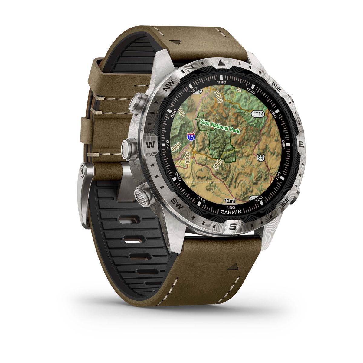 Garmin MARQ Adventurer (Gen 2) Damascus Steel Edition Luxury GPS Smartwatch