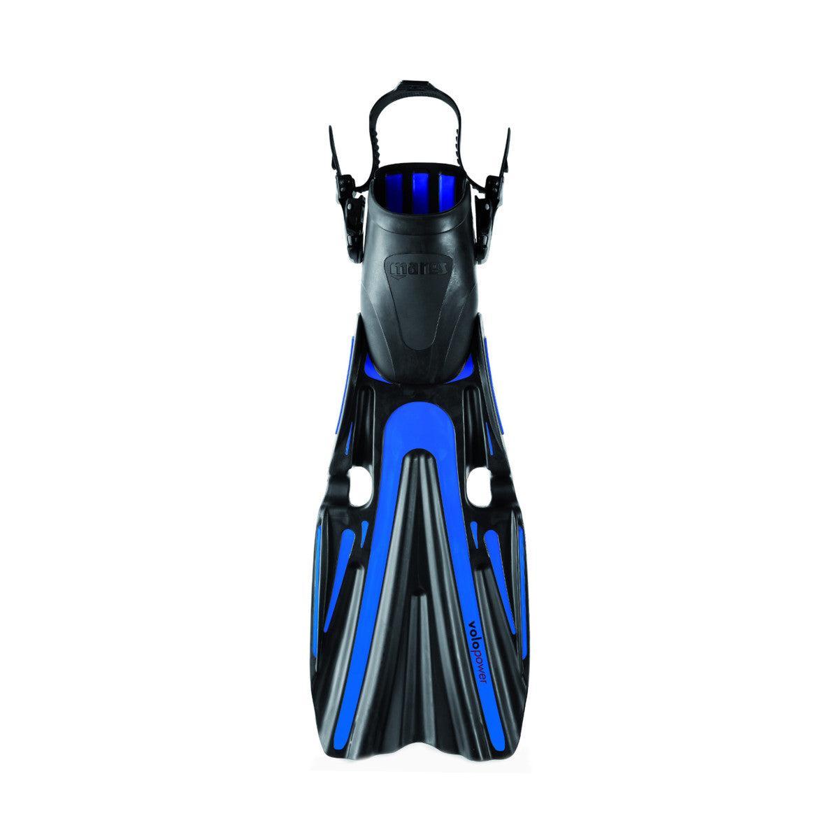 Mares Volo Power Open Heel Fins-Blue-S-